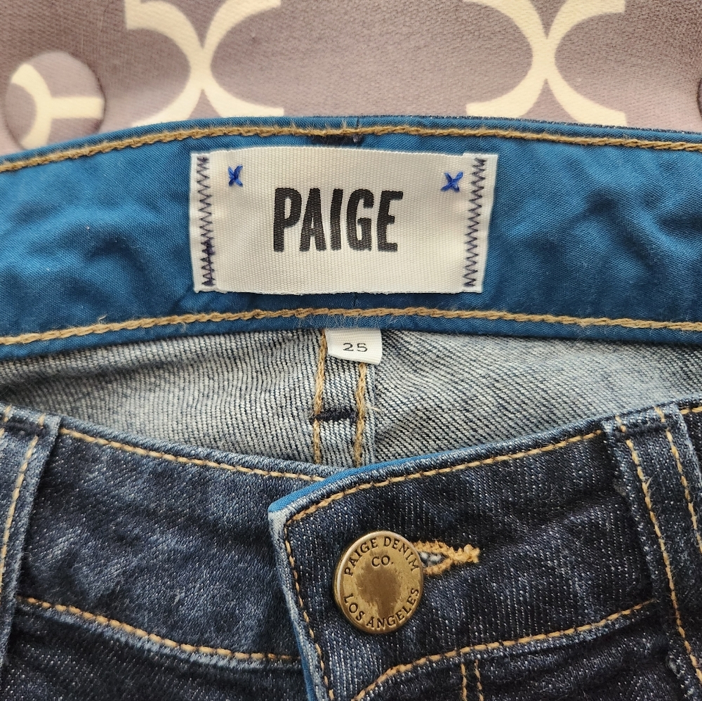 Paige jean shorts. - Picture 3 of 4
